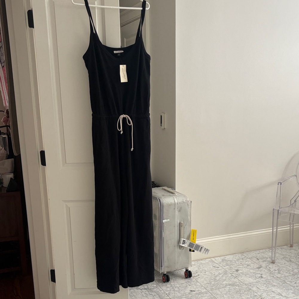 NWT Universal Thread Black Jumpsuit with Drawstring
